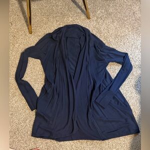 Active Life Navy Open-Front Cardigan